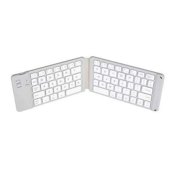 Folding Wireless Keyboard for Samsung Galaxy A54 5G/A34 5G/A24 - Rechargeable Portable Compact