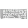 thumbnail image 1 of Folding Wireless Keyboard for Samsung Galaxy S22/Ultra/Plus Phones - Rechargeable Portable Compact Compatible With Samsung Galaxy S22/Ultra/Plus, 1 of 7