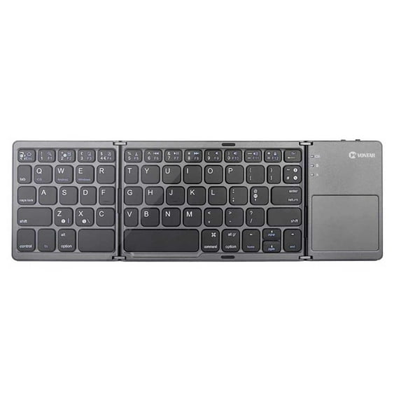 Folding Wireless Keyboard for Galaxy S21 FE 5G - Rechargeable Portable Compact Compatible With Samsung Galaxy S21 FE 5G