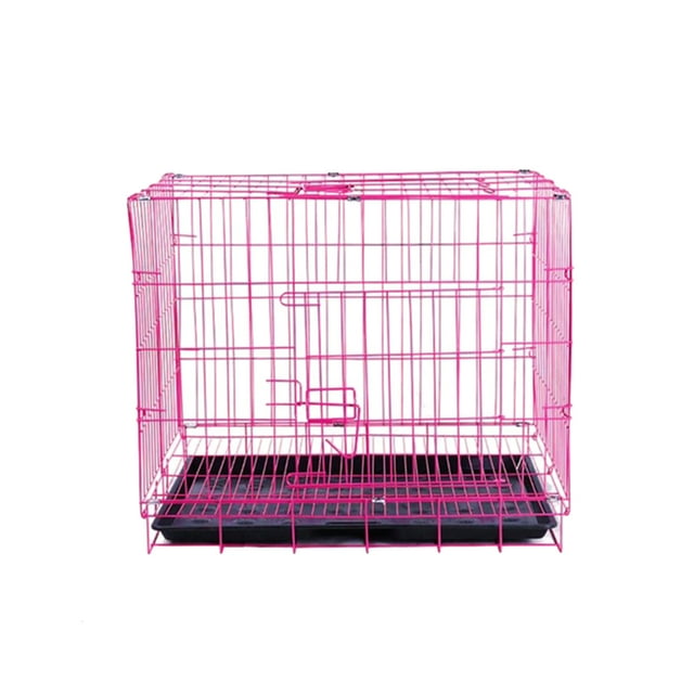 Folding With Toilet Dog Cage Teddy Poodle Small And Medium Dog Cat Cage