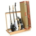 thumbnail image 1 of ​​Folding Wood Guitar Rack for Multiple Guitars,  Foldable Floor Guitar Holder, Save Space for Home, Guitar Gift for Men, 1 of 9