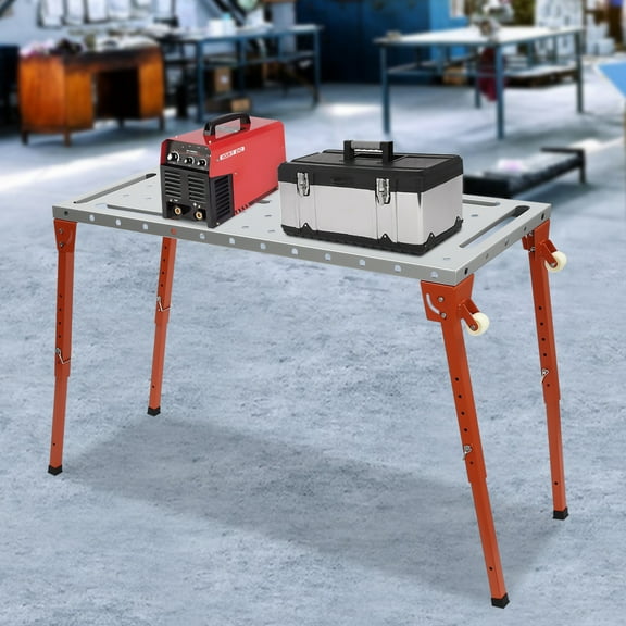 Folding Work Bench Portable Welding Table, Welding Workbench Table