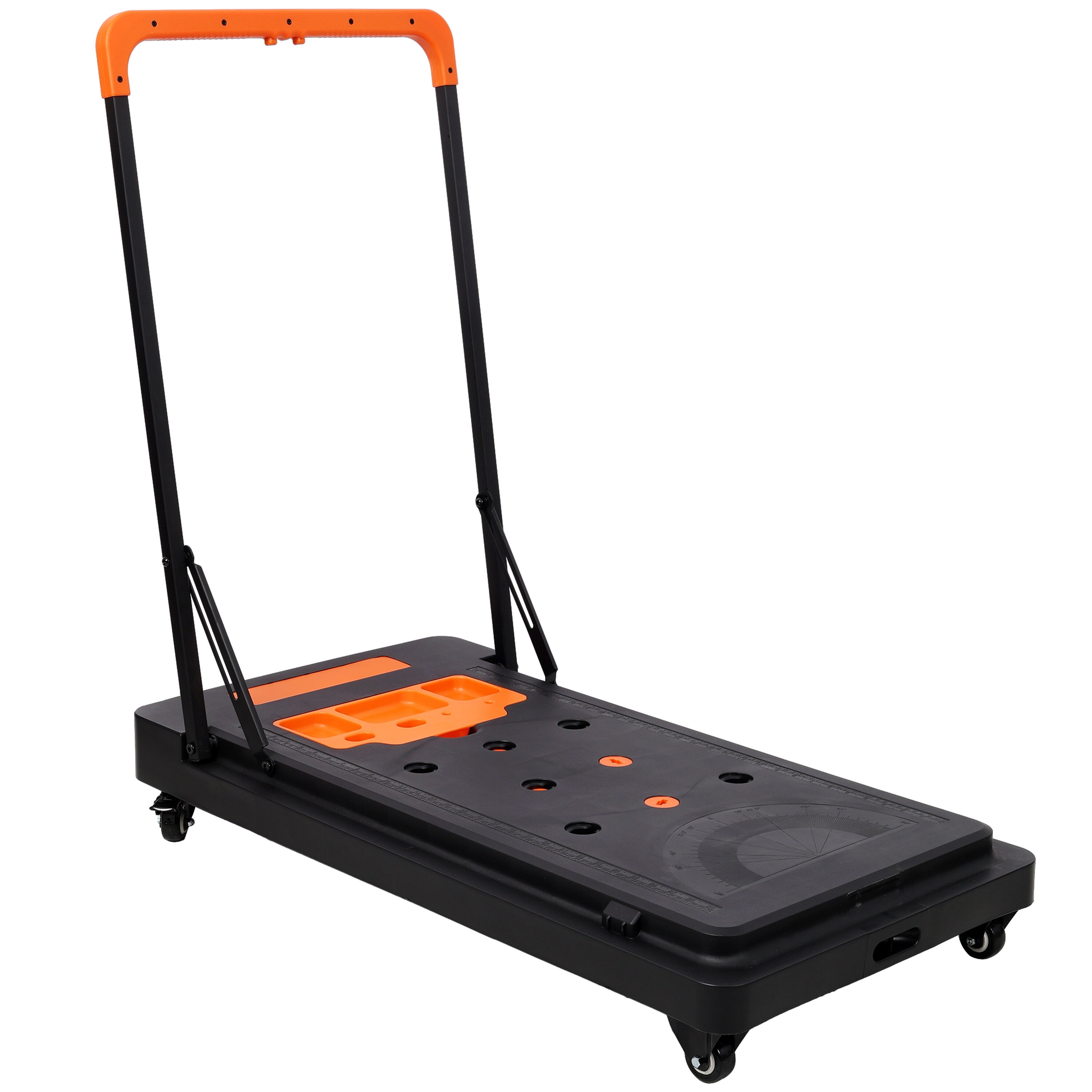 Folding Work Table with Wheels, 8-in-1 Multifunctional Workbench with ...