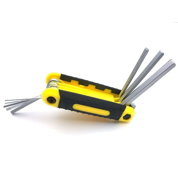 Folding Wrench Set for Photographic Equipment Repair and Made of Steel with Protective Design and Comfortable Handle