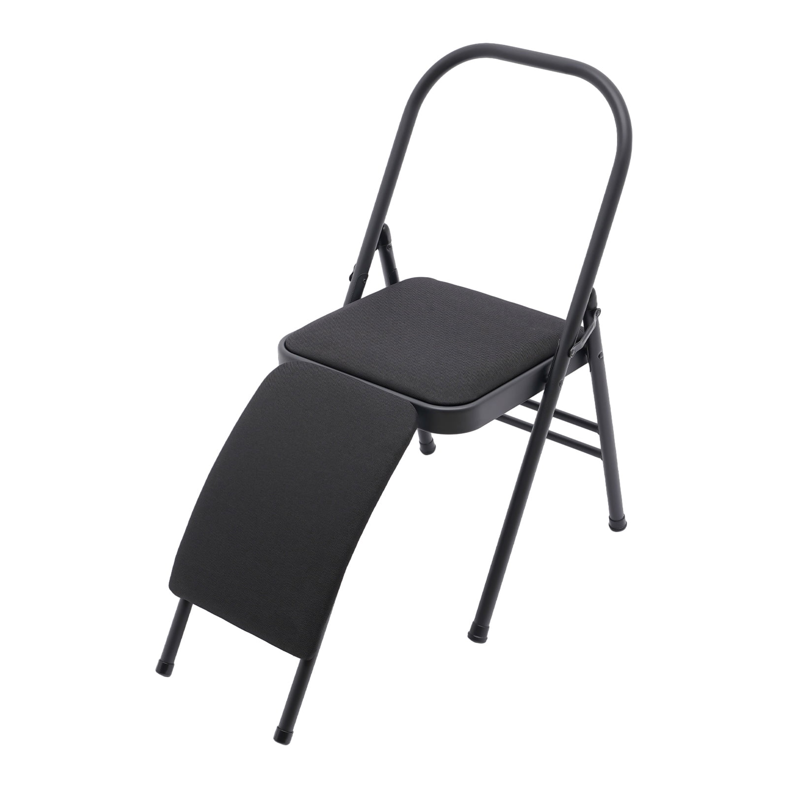 Folding Yoga Chairs for Adults with Curved Lumbar Back Support 240lbs ...