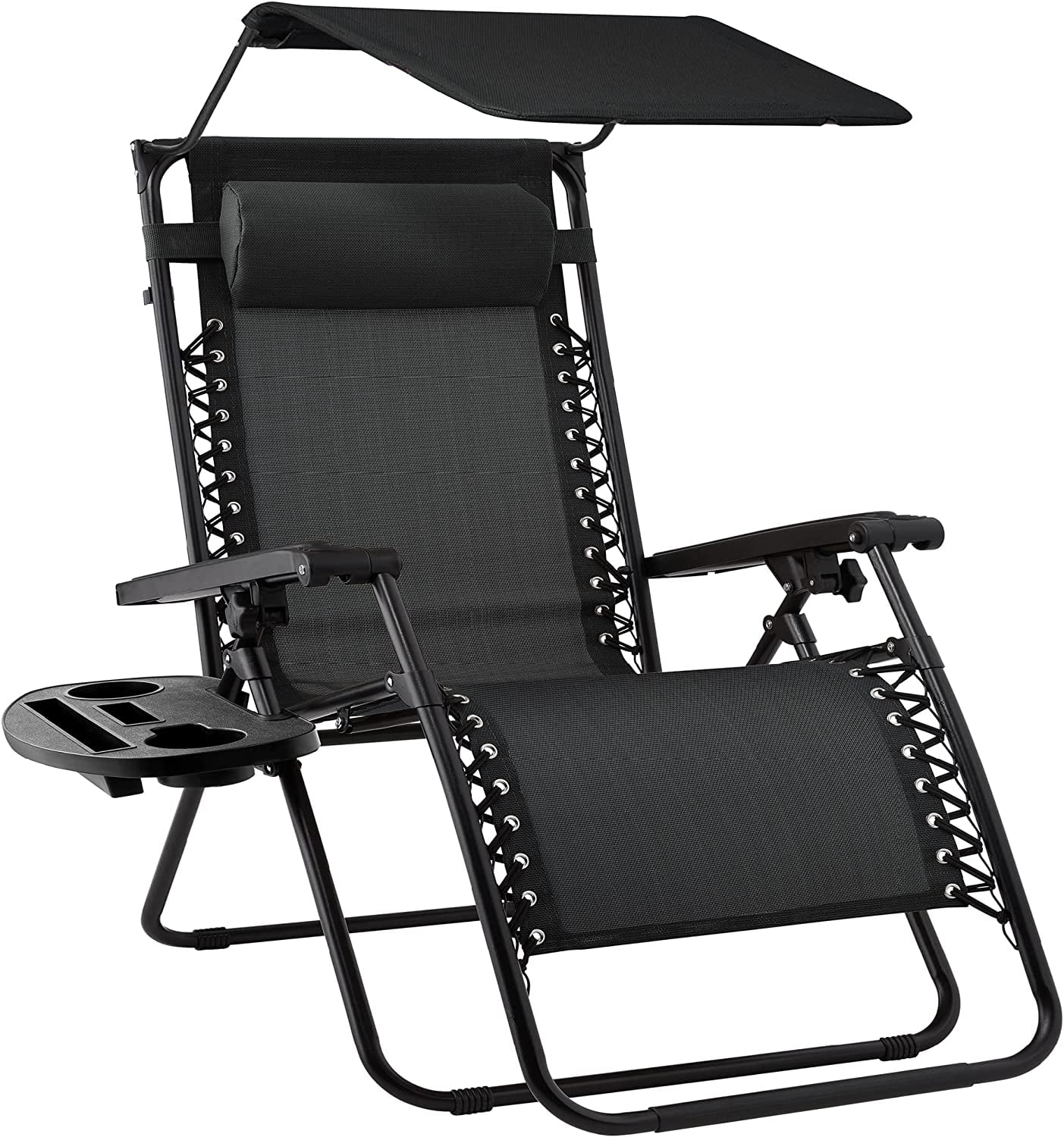 Folding Zero Gravity Outdoor Recliner Patio Lounge Chair w/Adjustable ...