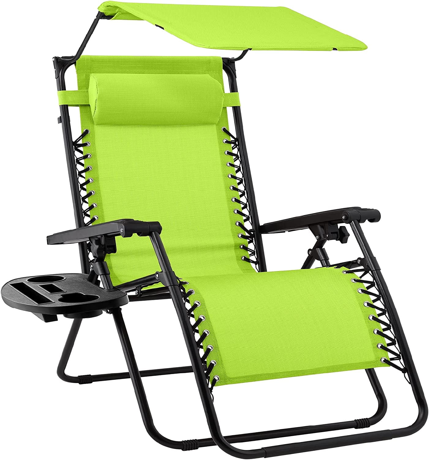 Folding Zero Gravity Outdoor Recliner Patio Lounge Chair w/Adjustable ...