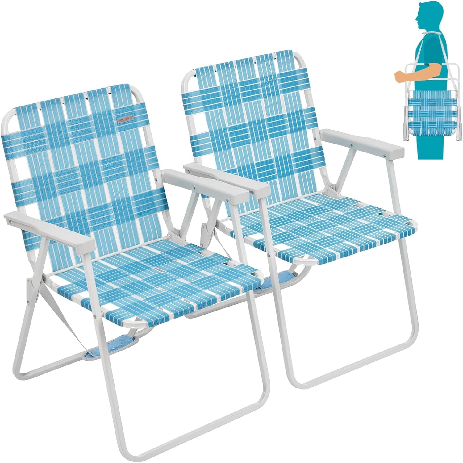 Folding bed Lawn Beach Chair Heavy Duty Portable Outdoor Chair