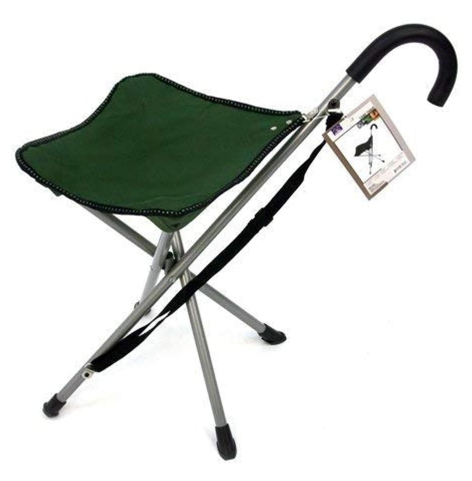 Portable Folding Cane Chair with Stool, Walking Togo Ubuy