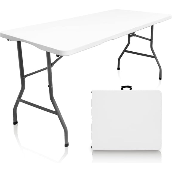 Folding dining table white/60*28*29 inch