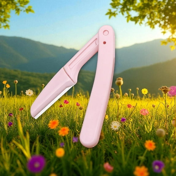 Folding eyebrow trimmer razor eyebrow shaving beginner girl eyebrow shaving makeup tool portable