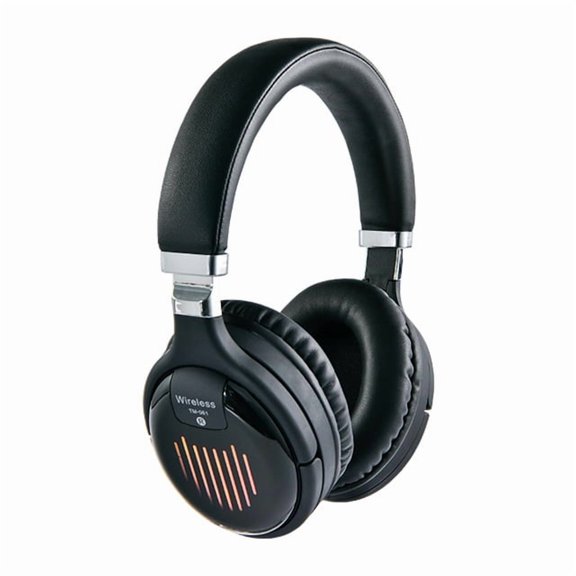 Folding headset with stereo wireless headset