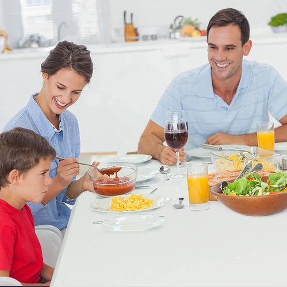 Folding in Half Table 5ft, Indoor Outdoor Heavy Duty Portable Folding Plastic Table (5FT)