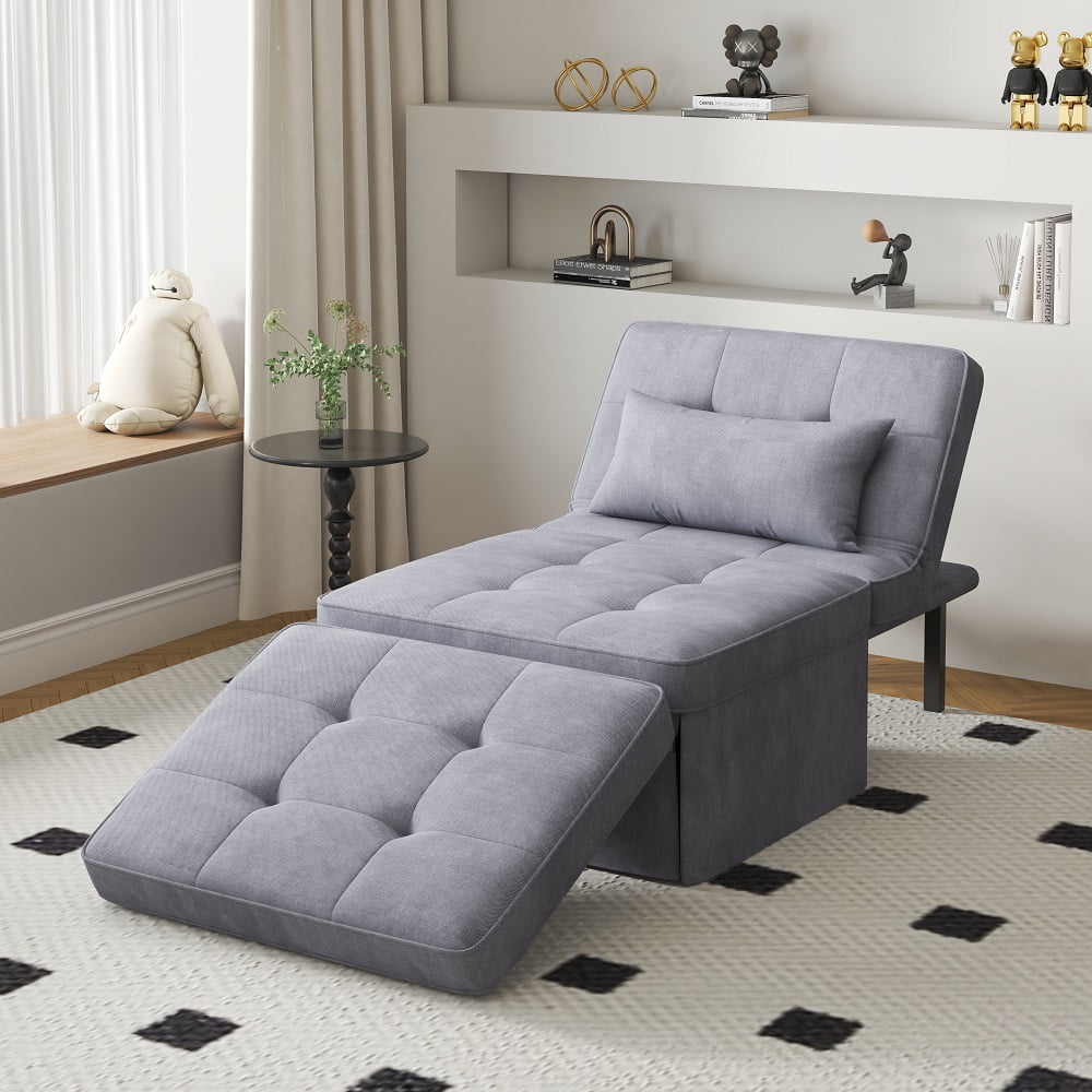Folding lounge chair Office lunch nap single chair lazy chair home casual balcony chair sofa chair Walmart