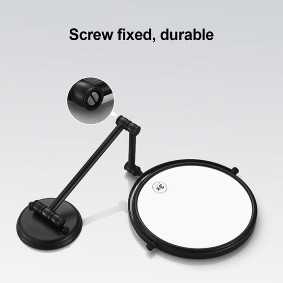 Folding mirror,Arm Mirror 8 Mirror 8 Inches 3x Swivel Arm Inches Vanity Mirror Swivel Arm Mirror Makeup Mirror 3x Mounted Makeup Mirror Wall Mounted Makeup 8 Inches Vanity Mirror 3x Swivel