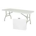 thumbnail image 1 of Folding table for Outdoor, Portable Table for Parties and Events,  Weight Capacity: 286.6 lbs, White, 1 of 7
