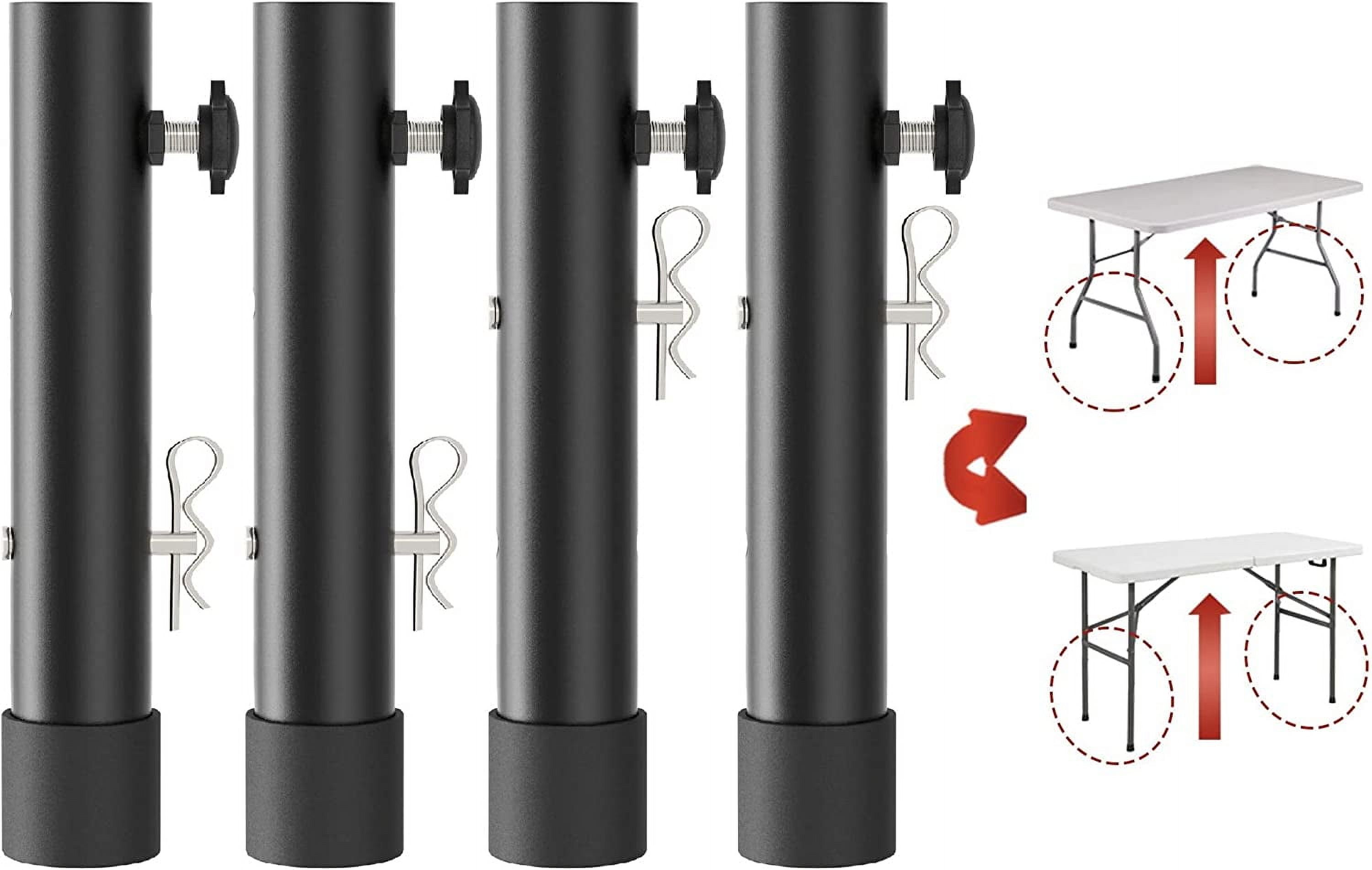 Folding table risers for Folding Tables Straight/Bent Leg, Durable ...