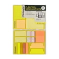 thumbnail image 1 of Foldmade Flag Tab Note Pad Set - Lemon Yellow, 620 Count, Peel-N-Stick Holder, 1 of 8