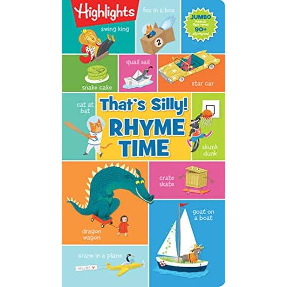Pre-Owned Foldout-Fun Puzzle Books, That's Silly! Rhyme Time