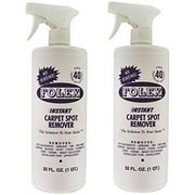 Folex Instant Carpet Spot Remover Spray - Odor-Free, Non-Toxic - 2 Pack, 32oz Each