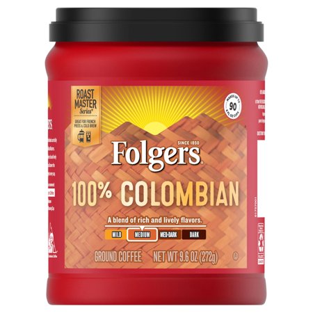 Folg Can Sm 100% Colombian 9.6 oz