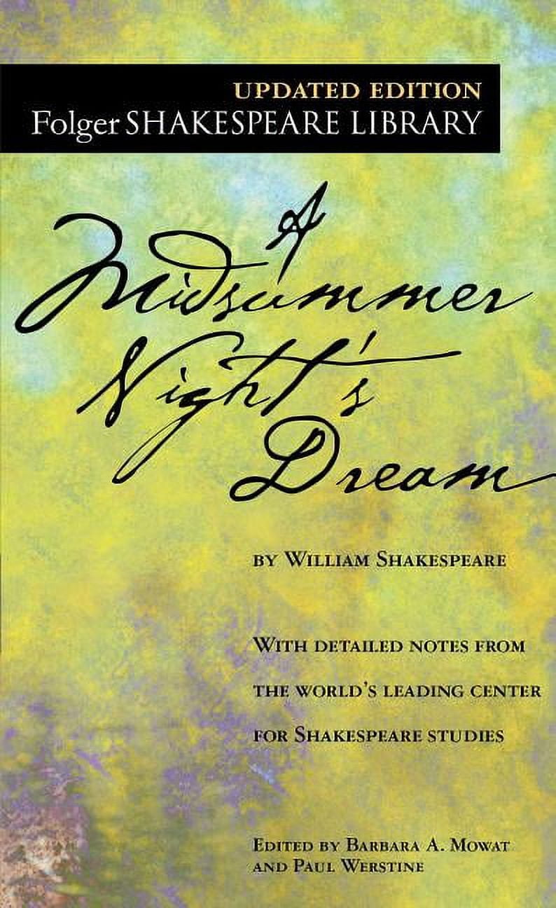 WILLIAM SHAKESPEARE; MOWAT; PAUL WERSTINE Folger Shakespeare Library: A Midsummer Night's Dream (Paperback)