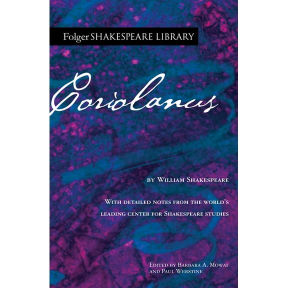 Folger Shakespeare Library Coriolanus, (Paperback)