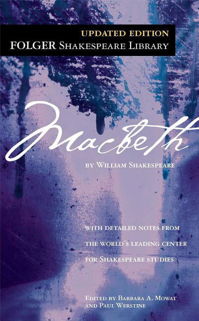 WILLIAM SHAKESPEARE; MOWAT; PAUL WERSTINE Folger Shakespeare Library: Macbeth (Paperback)