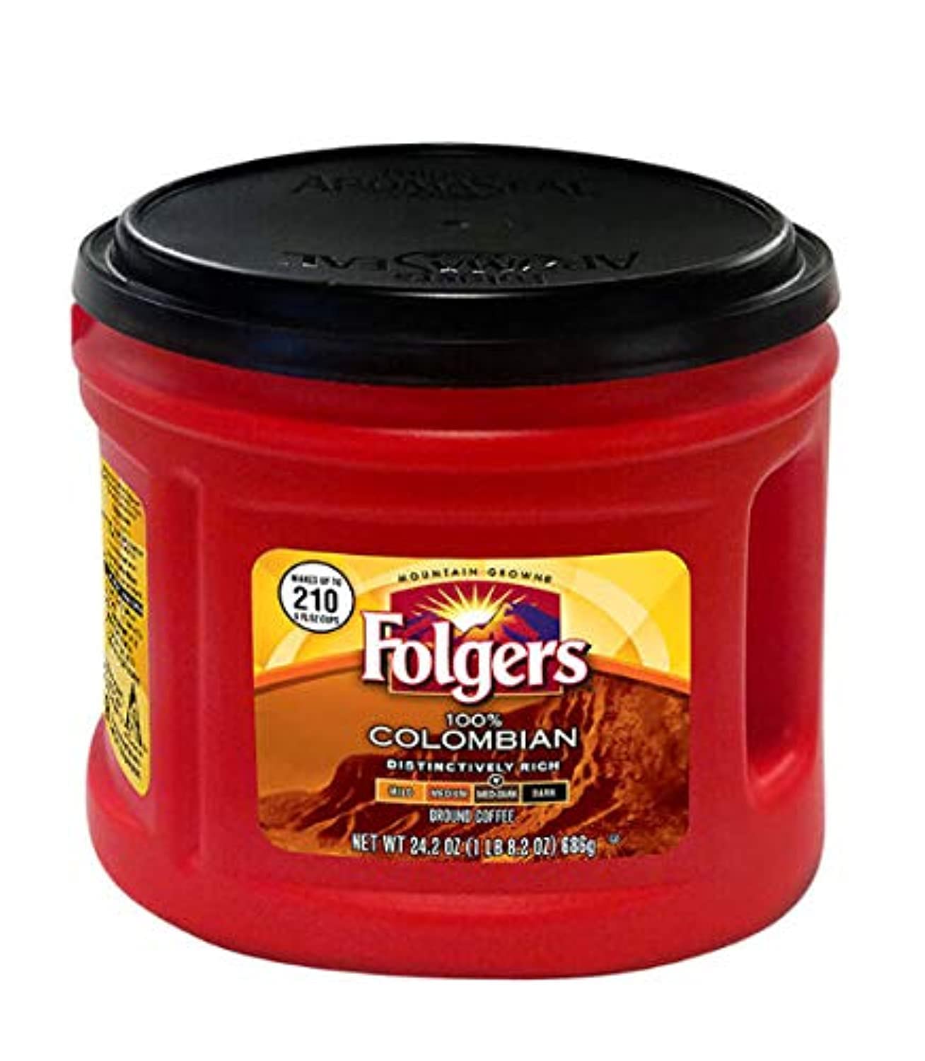 Folgers 100 Colombian Coffee, Medium Dark 10.3 Oz