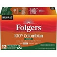 Folgers 100 Colombian Decaf Medium Roast Coffee, 72 Keurig KCup Pods