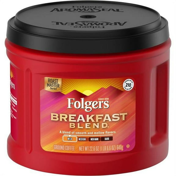 Folgers 22.6 oz Ground Breakfast Blend Coffee