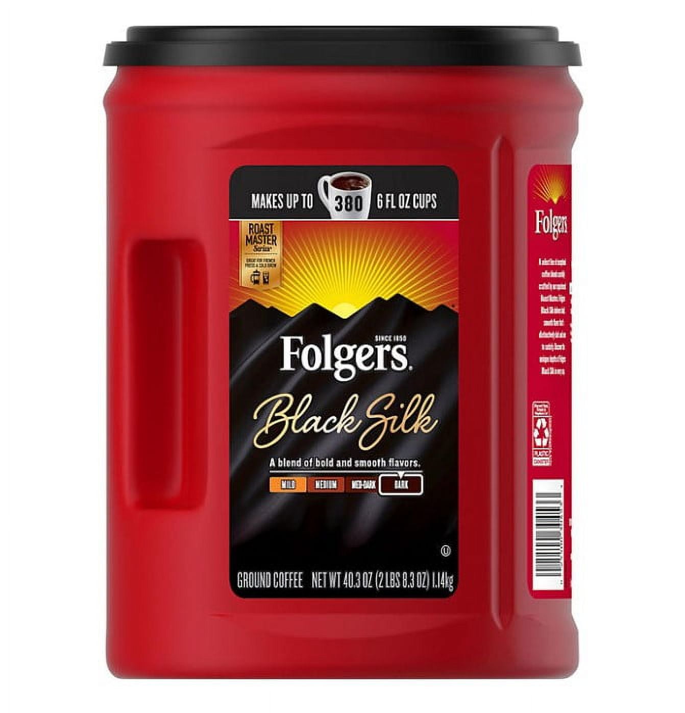 Folgers Black Silk Ground Coffee (40.3 oz.)