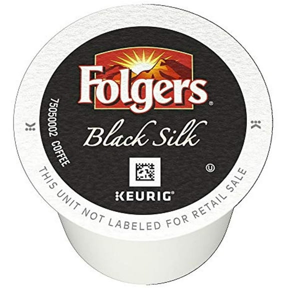 Folgers Black Silk Dark Roast Coffee, 144 K Cups For Keurig Makers