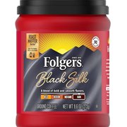 Folgers Black Silk Dark Roast Coffee, 9.6 Ounces (Pack Of 6)
