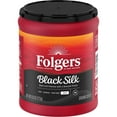 thumbnail image 1 of Folgers Black Silk Ground Coffee, Smooth Dark Roast Coffee, 9.6 oz Canister, 1 of 11