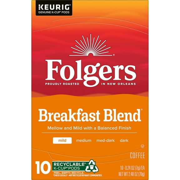 Folgers Breakfast Blend K-Cup Pod Multipack