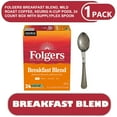 thumbnail image 1 of Folgers Breakfast Blend, Mild Roast Coffee, Keurig K-Cup Pods, 24 Count Box with supplyplex spoon, 1 of 3