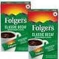 thumbnail image 1 of Folgers Classic Decaf Decaffeinated Instant Coffee Crystals, 6 Single Serve Packets (2 Boxes, 12 Sachet Total), 1 of 2