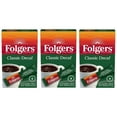 thumbnail image 1 of Folgers Classic Decaf Decaffeinated Instant Coffee Crystals, 6 Single Serve Packets (3 Boxes, 18 Sachet Total) 100% Pure Coffee Medium Roast Convenient On the Go Coffee Powder, 1 of 6