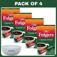 thumbnail image 1 of Folgers Classic Decaf Instant Coffee Crystals Packets, 6 Count-4 pack-with Bowel by Mahad, 1 of 7