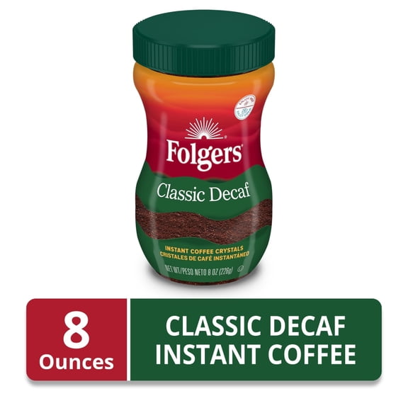 Folgers Classic Decaf Medium Roast Instant Coffee