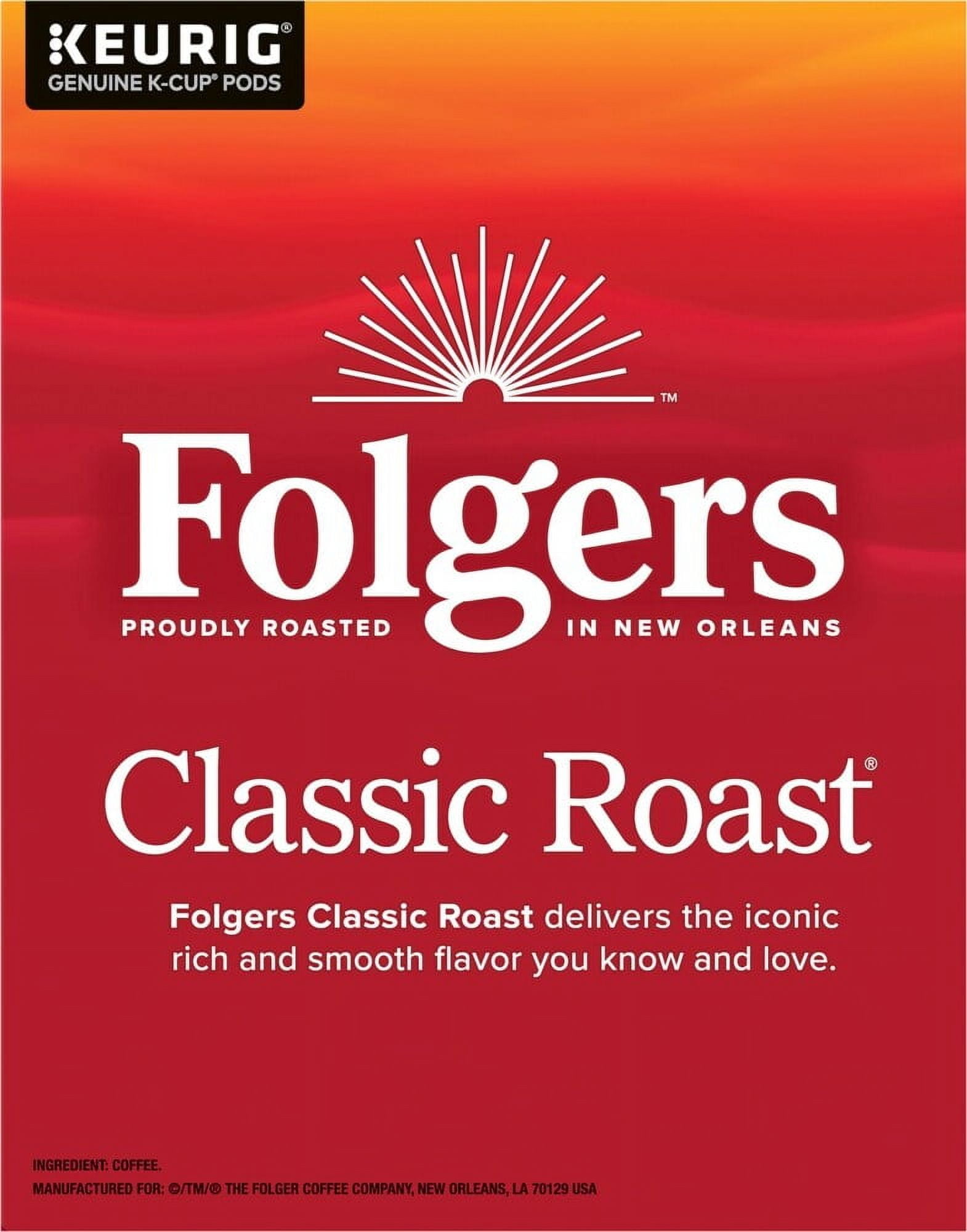 Folgers Classic Medium Roast K-Cup® Coffee Pods