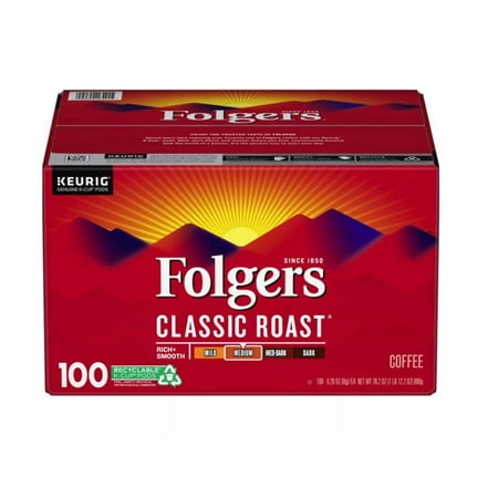 Folgers Classic Roast Coffee K-Cups (100 ct.)