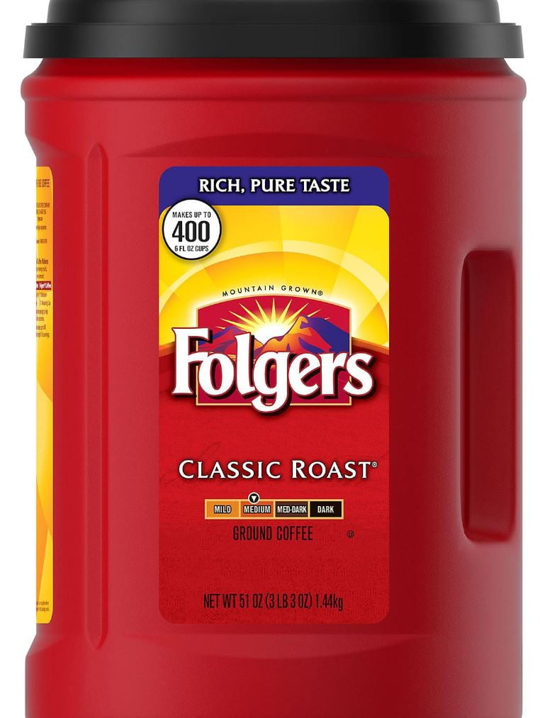 Folgers Classic Roast Ground Coffee (51 oz.)