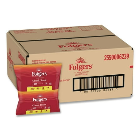 Folgers Classic Roast Ground Coffee, Filter Packs (0.9 oz., 40 ct.)