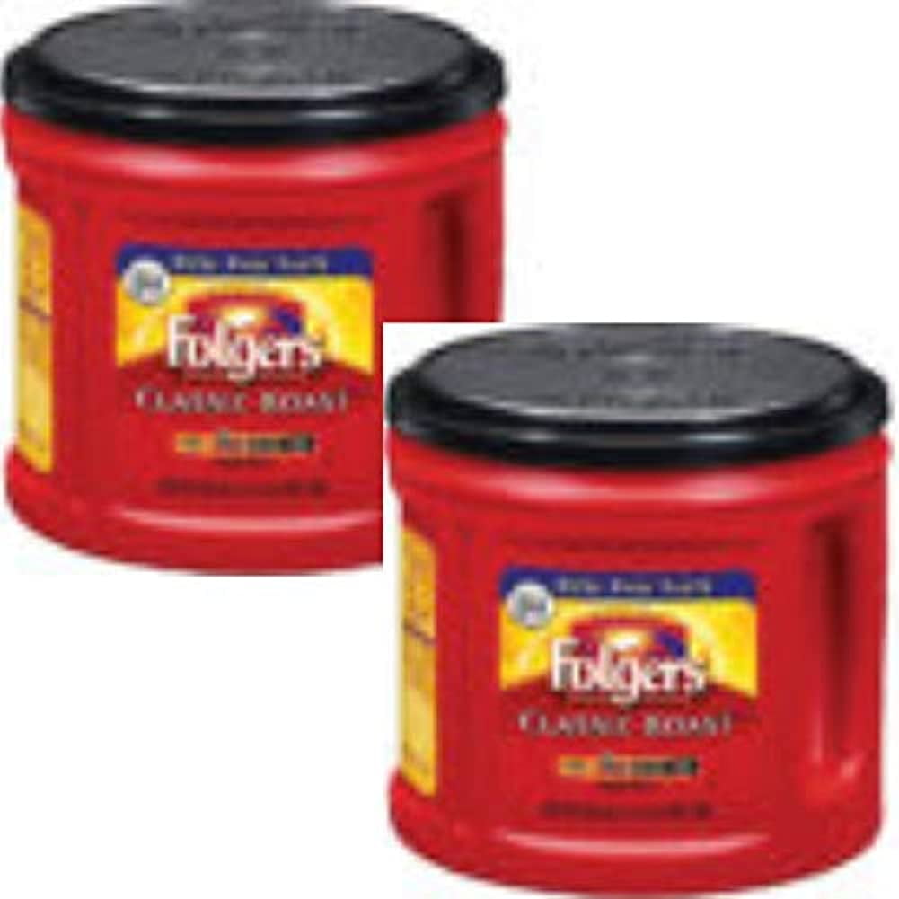 Folgers Classic Roast Ground Coffee, Medium Roast, 30.5 Ounce (2 Pack