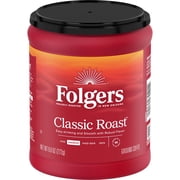 Folgers Classic Roast Medium Roast Ground Coffee, Limited Edition Canister for America’s 250th Anniversary, 9.6 oz