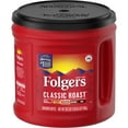 thumbnail image 1 of Folgers Classic Roast Ground Coffee, Medium Roast Coffee, 30.5 Ounce Canister, 1 of 5