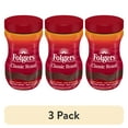 Shop (3 pack) Folgers Classic Roast Instant Coffee, 12Ounce Jar