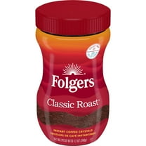 Folgers Classic Roast Instant Coffee, 12 oz Jar